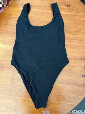 Classic Black One-Piece Swimsuit